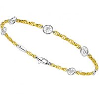 Pulsera Zancan Hombre  Insignia in Oro amarillo EB692GB